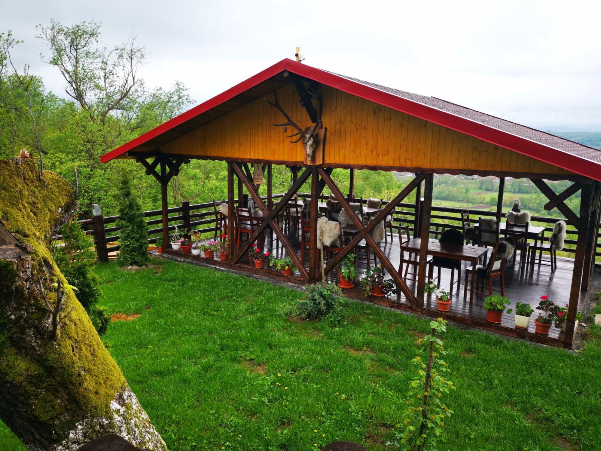 Pensiunea La Maria Lu' Sandoiu Hotel Poenari Buitenkant foto